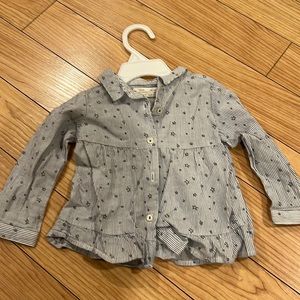 Zara girl’s blouse- 12-18M